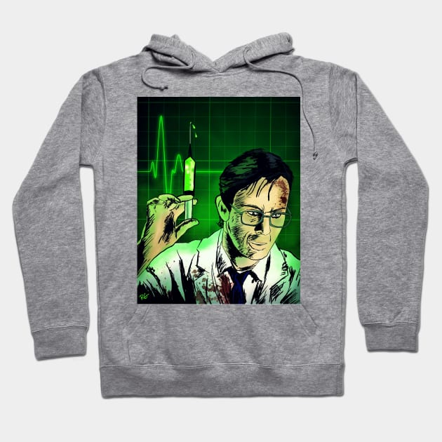 Herbert West Hoodie by RG Illustration